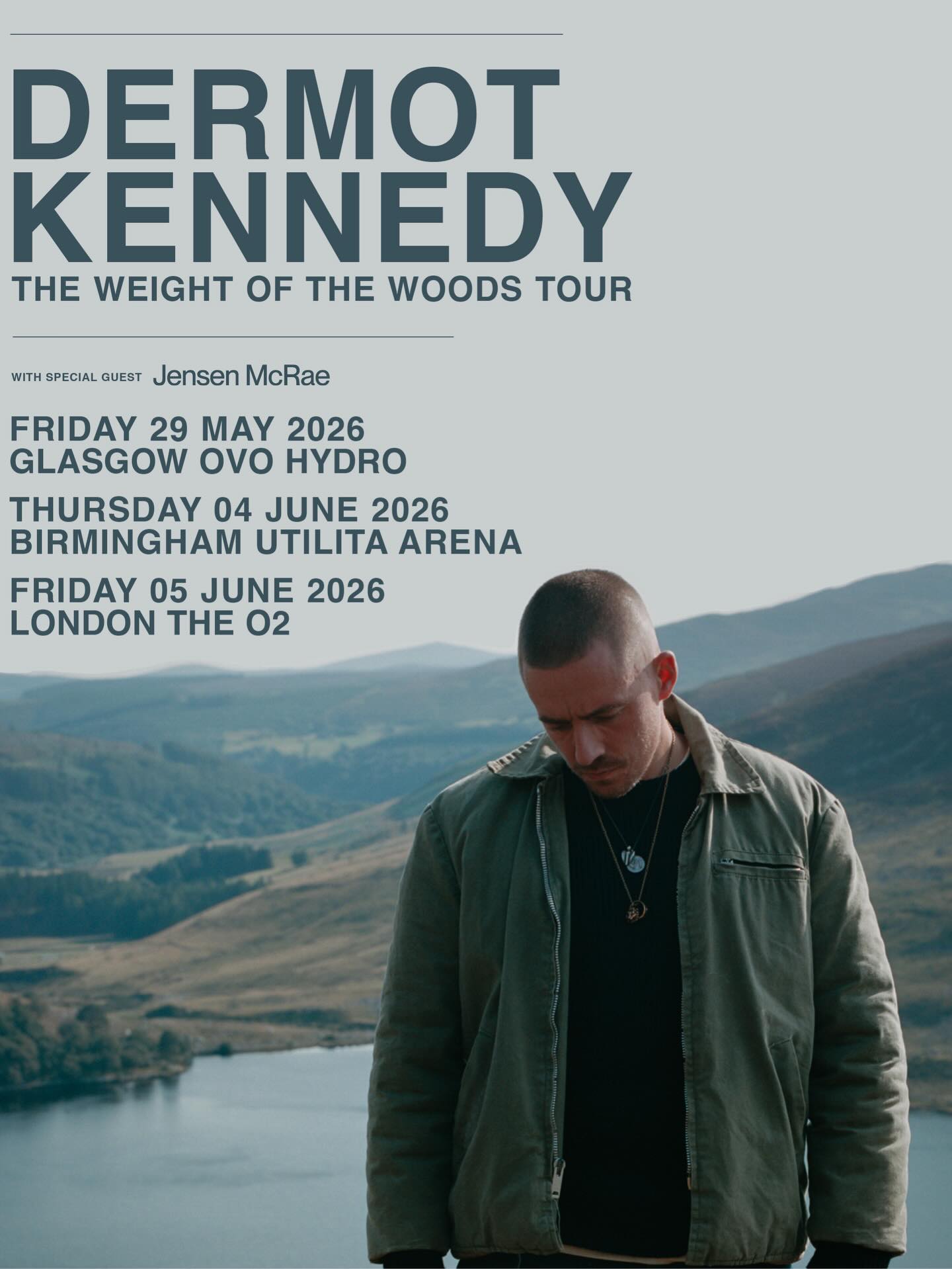 Jensen McRae God Has A Hitman Tour Poster 2026